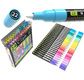 TOOLI Marqueur Acrylique Set Confetti 24 couleurs vives EF 07mm