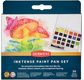 DERWENT - INKTENSE - palette 24 1/2 godets encre aquarellables