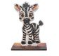 CRYSTAL ART figurine à diamanter Safari zebre